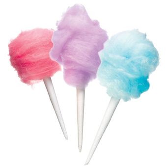 cotton candy, pink, purple, blue